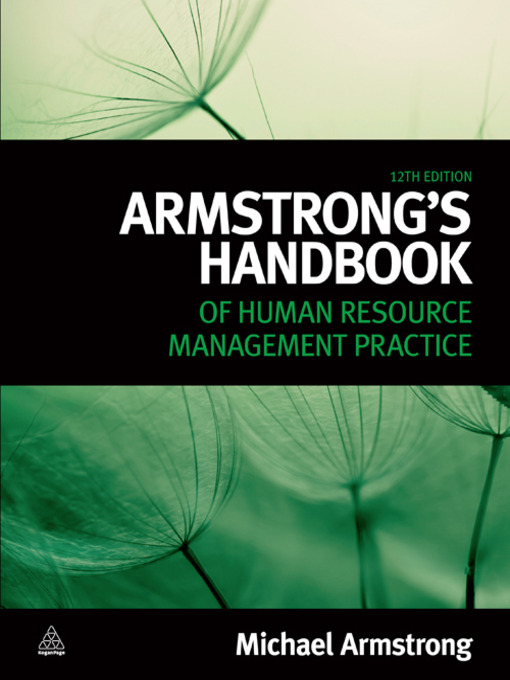 Title details for Armstrong's Handbook of Human Resource Management Practice by Michael Armstrong - Available